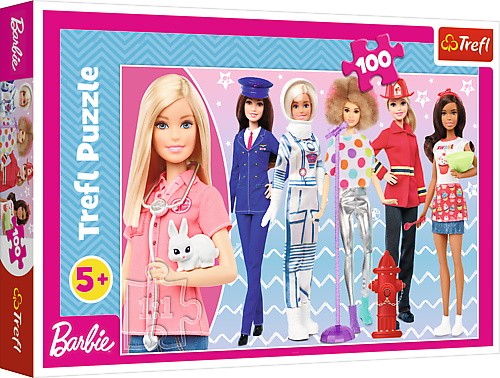 Puzzle 100 elementów - Barbie, Możesz być kim chcesz