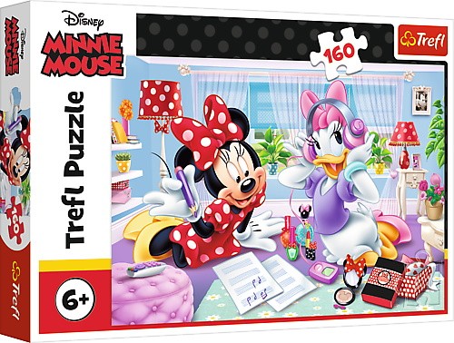 Puzzle 160 elementów - Disney Minnie, Dzień z przyjaciółmi