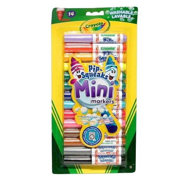 Flamastry mini zmywalne Crayola 14 szt.