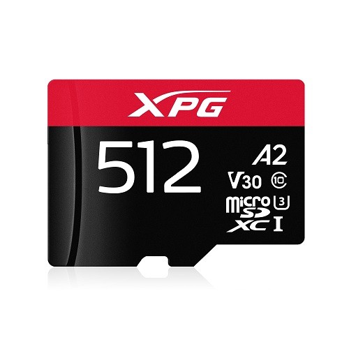 Karta pamięci microSDXC XPG 512GB UHS I U3 A2 100/85 MB/s