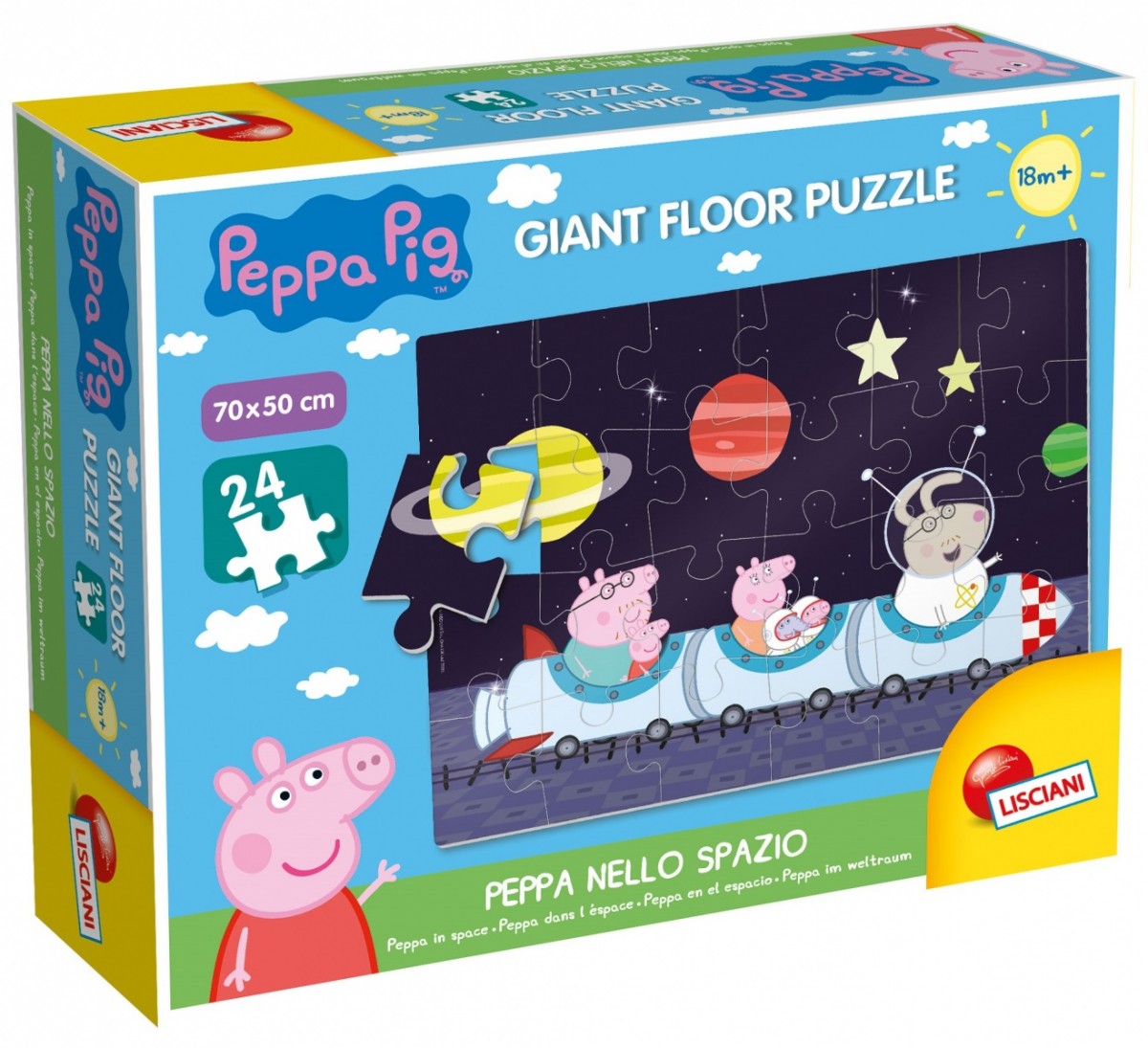 Puzzle Gigant Świnka Peppa, 24 elementy