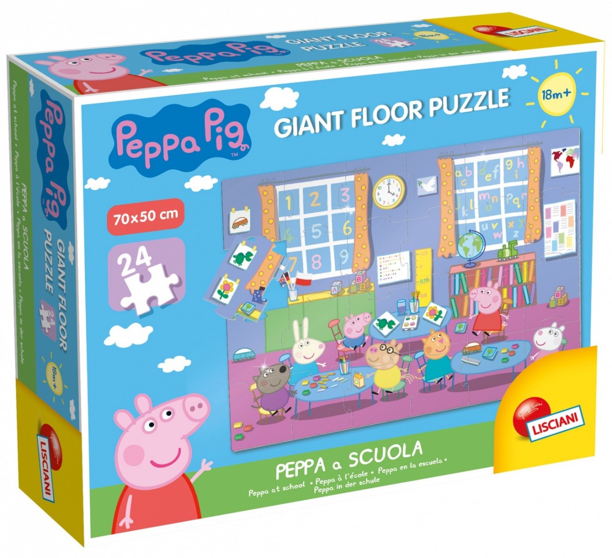 Puzzle Gigant Świnka Peppa, 24 elementy