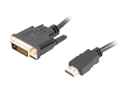 Kabel HDMI(M)-DVI-D(M) DUAL LINK 5 M czarny