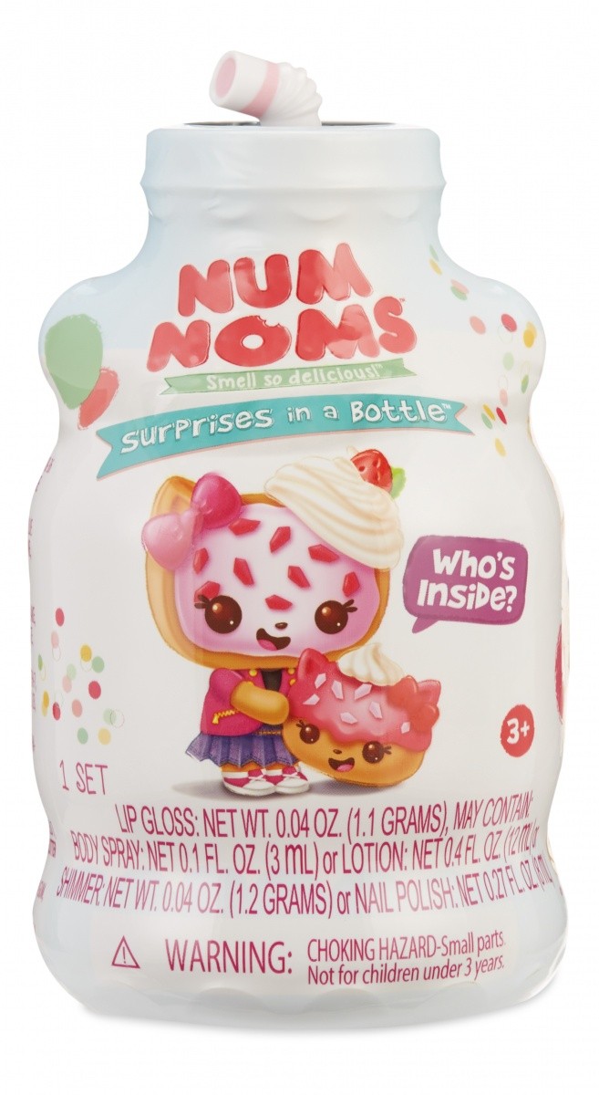 Figurki Num Noms Niespodzianka w butelce z kosmetykami Display 24 szt.