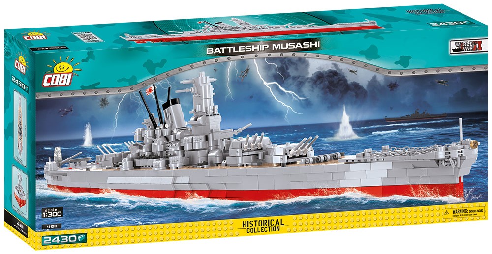 Klocki Historical Collection Battleship Musashi