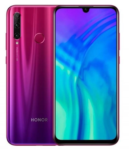 Smartfon Honor 20 Lite 4/128GB LTE Dual SIM Czerwony