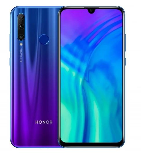 Smartfon Honor 20 Lite 4/128GB LTE Dual SIM Niebieski