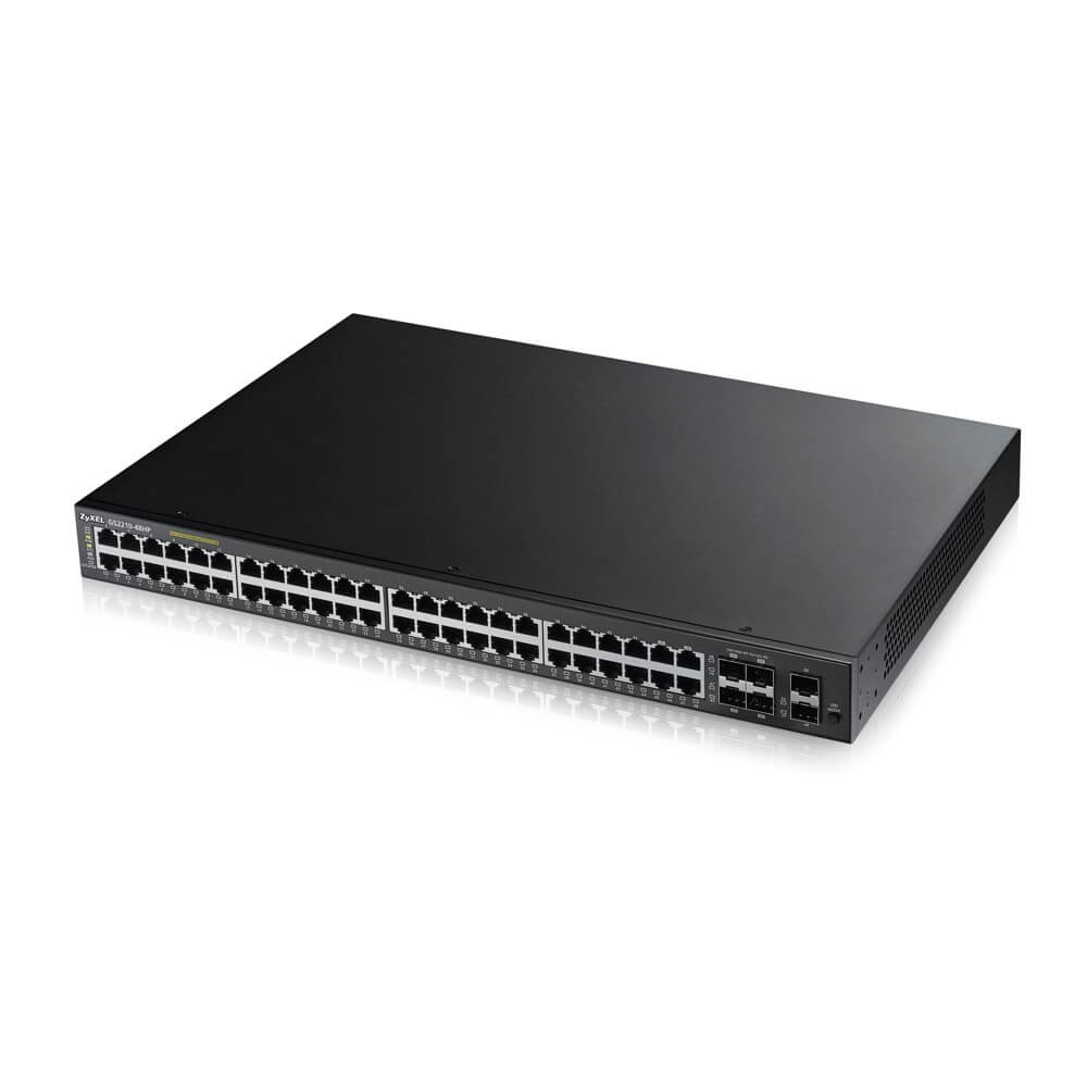 Przełącznik GS2210-48HP 48 port Gigabit L2 managed PoE+ 375Watt