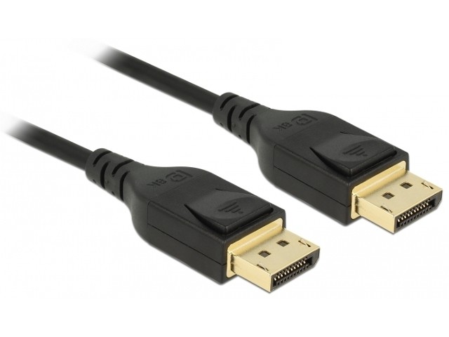 Kabel Displayport -> Displayport 8k 1m czarny 