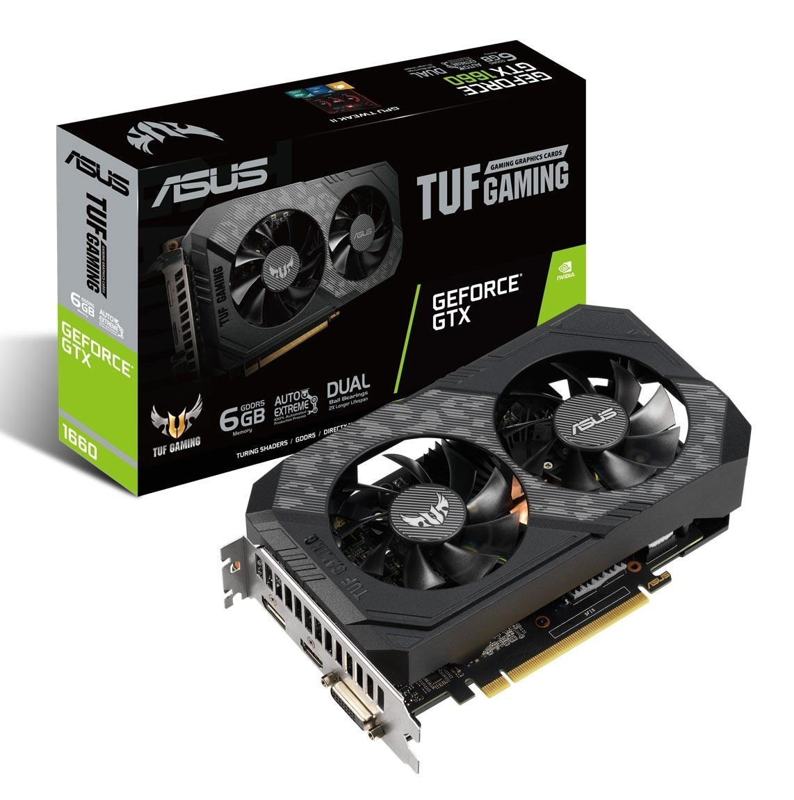 Karta graficzna GeForce GTX 1660 6G GAMING 192BIT 6GB GDDR5 HDMI/DP/DVI-D