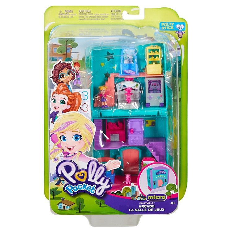 Zestaw figurek Polly Pocket Pollyville Arcade 