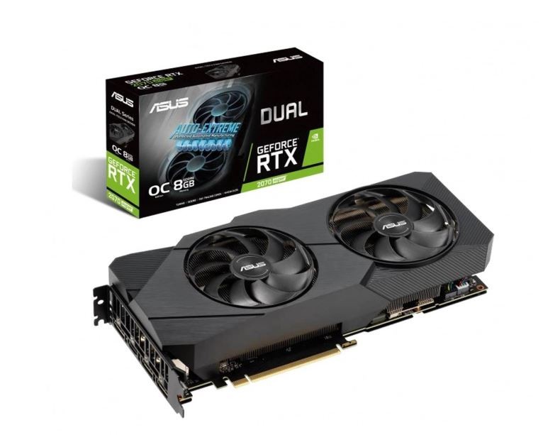 Karta graficzna DUAL GeForce RTX 2070 SUPER EVO OC 8G GDDR6 256bit 3DP/HDMI