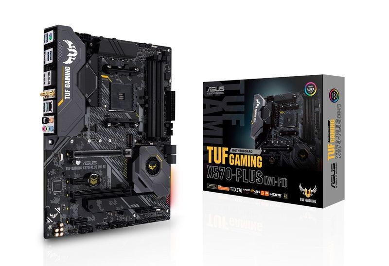 Płyta główna TUF Gaming X570-PLUS (WI-FI) AM4 4DDR4 HDMI/DP ATX