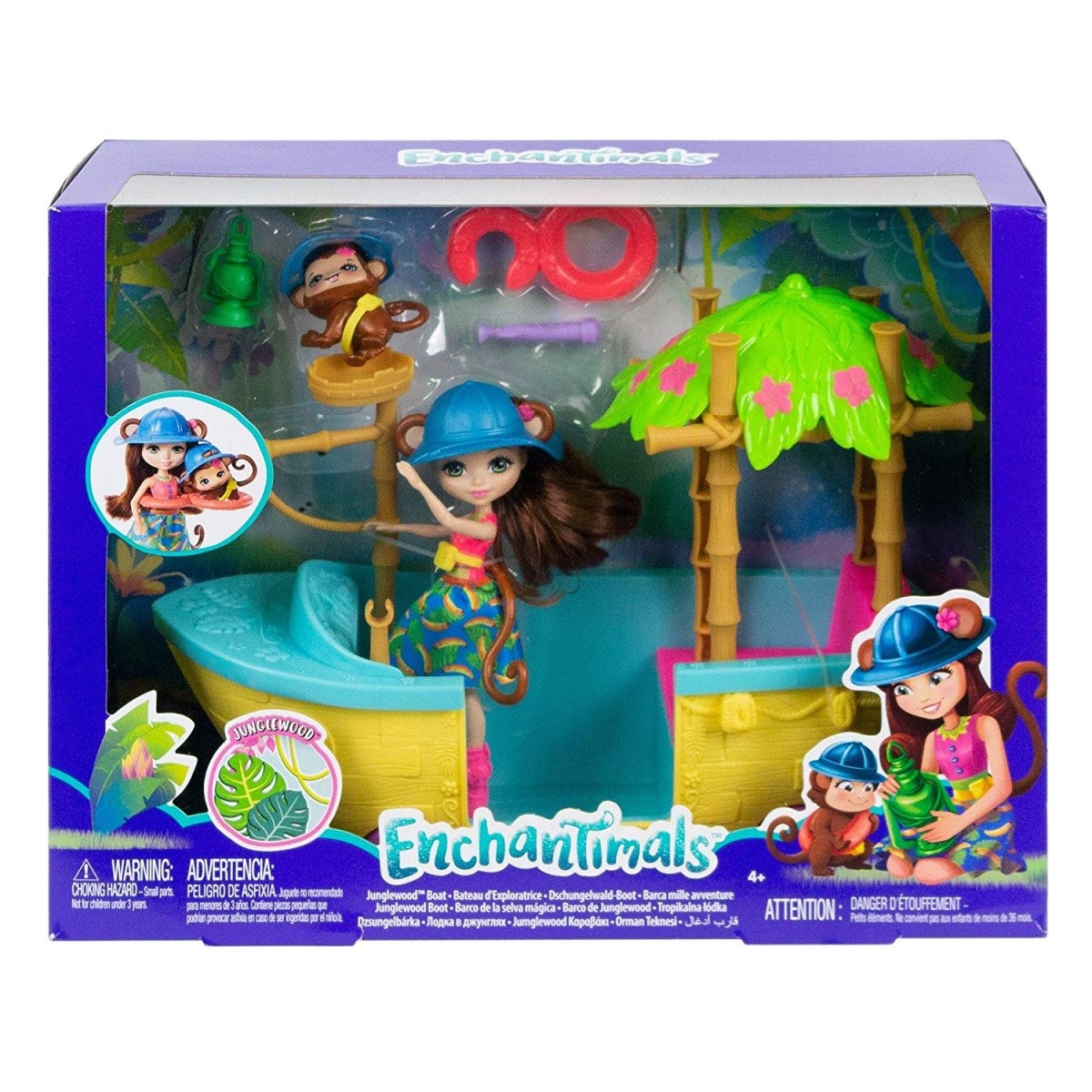 Lalka Enchantimals Tropikalna Łódka