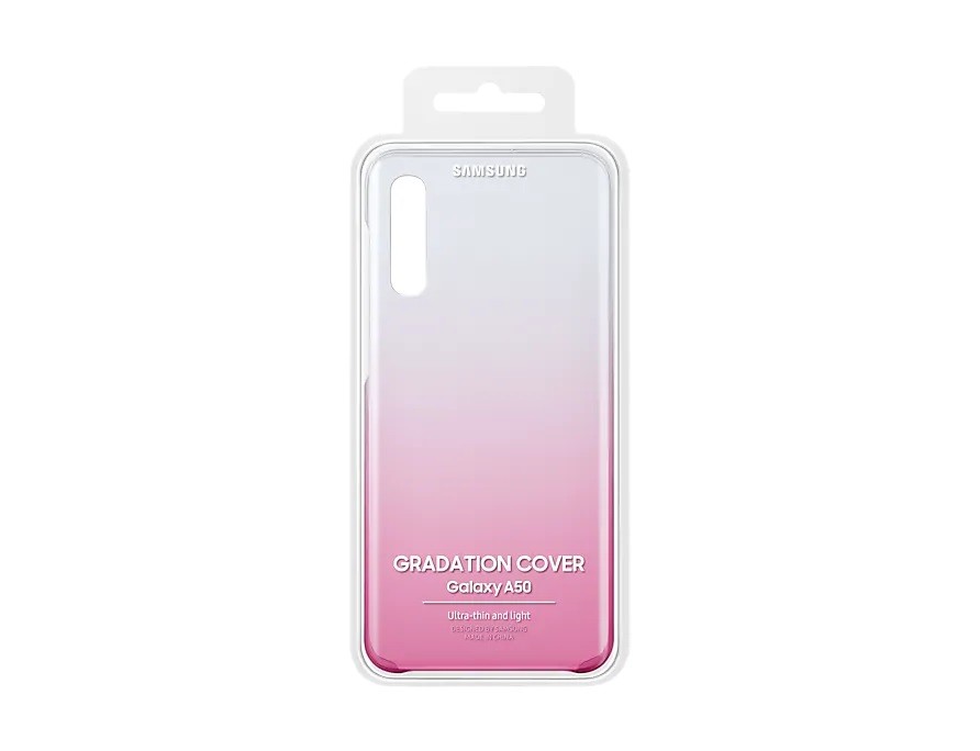 Etui Gradation Cover do Galaxy A50 różowe