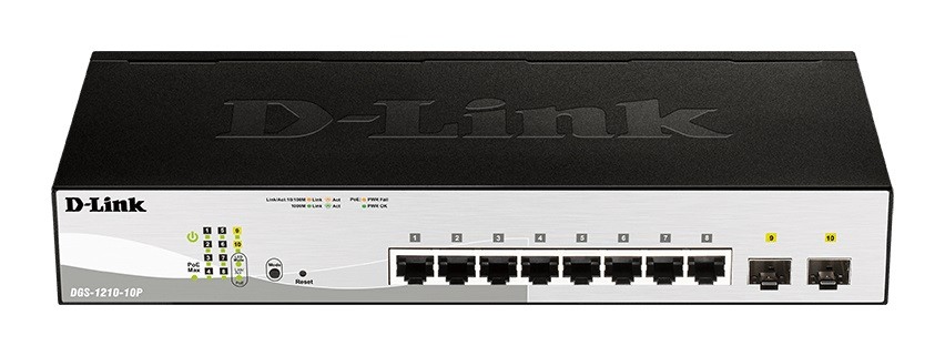 Przełącznik DGS-1210-10P 10port Gbit PoE Smart Switch