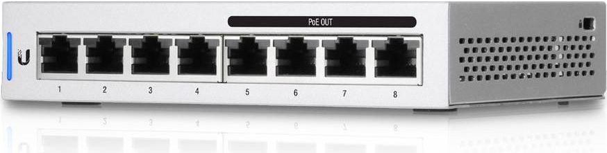  Switch 8x1GbE PoE US-8-60W 