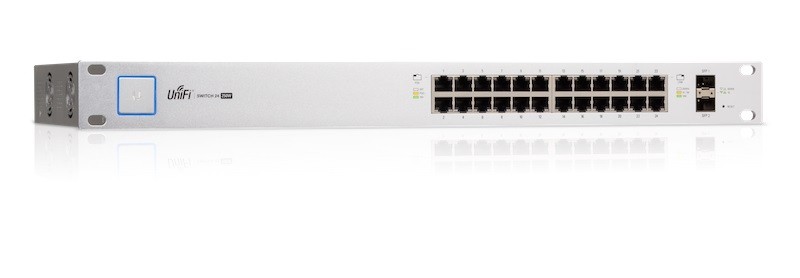 Switch 24x1GbE 2xSFP PoE US-24-250W 