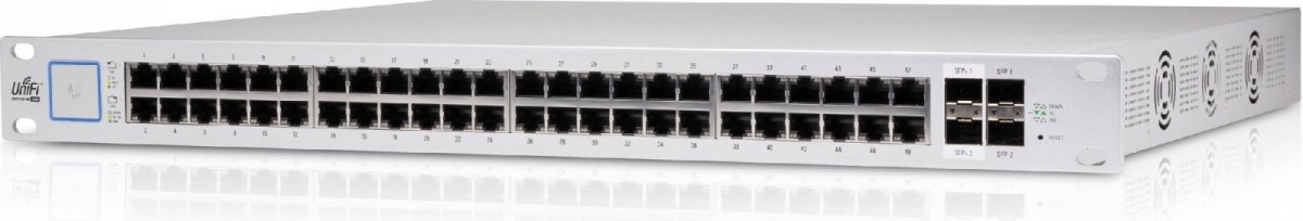 Switch 48x1GbE 2xSFP PoE US-48-750W 