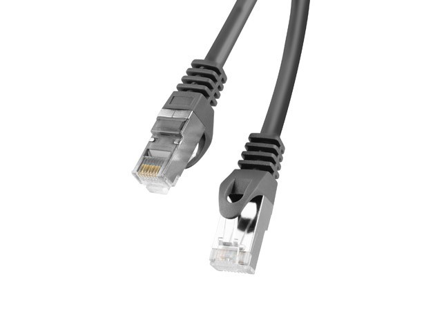 Patchcord FTP PCF5-10CC-0025-BK kat.5e 0.25M czarny