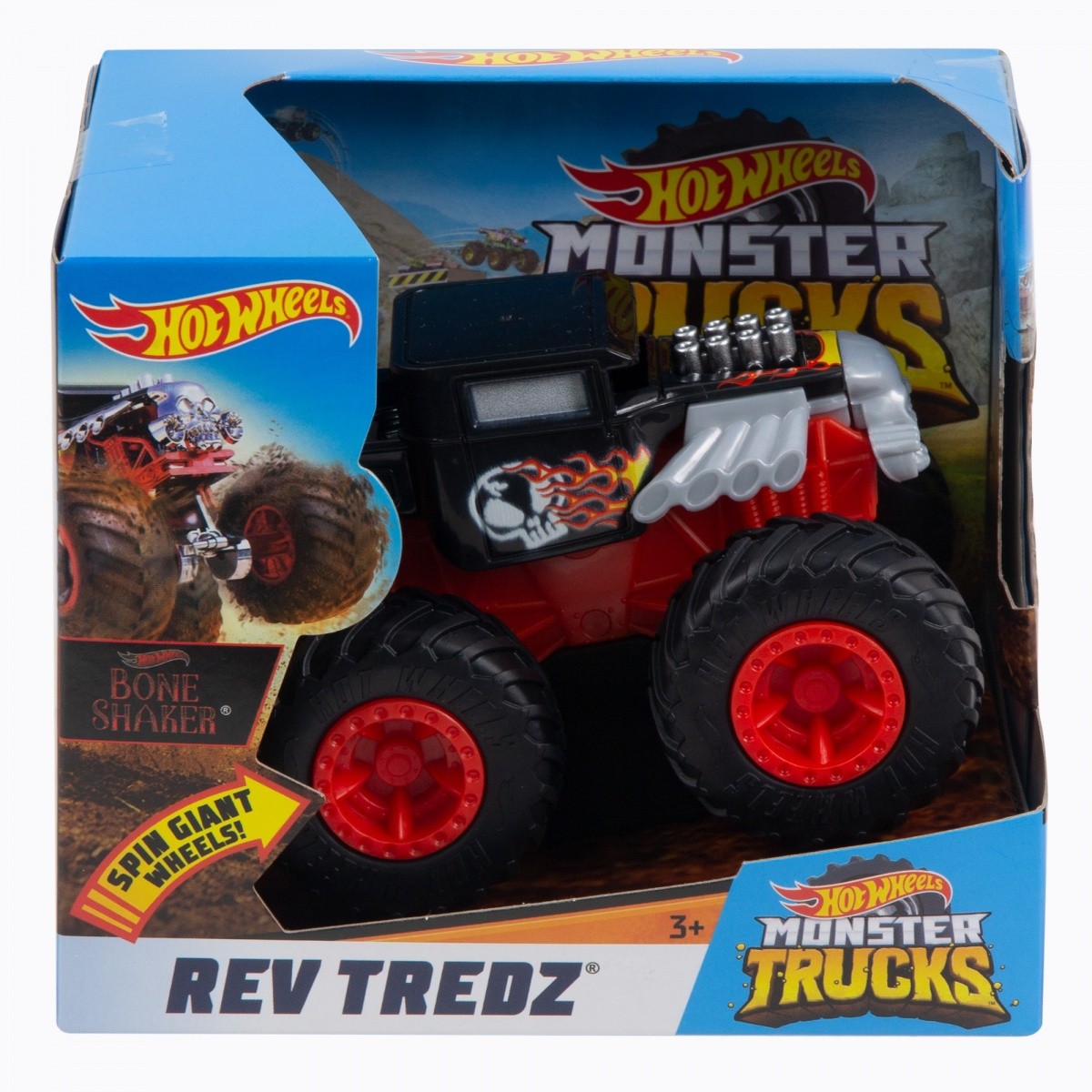 Pojazd Monster Trucks Rev Tredz Bone Shaker