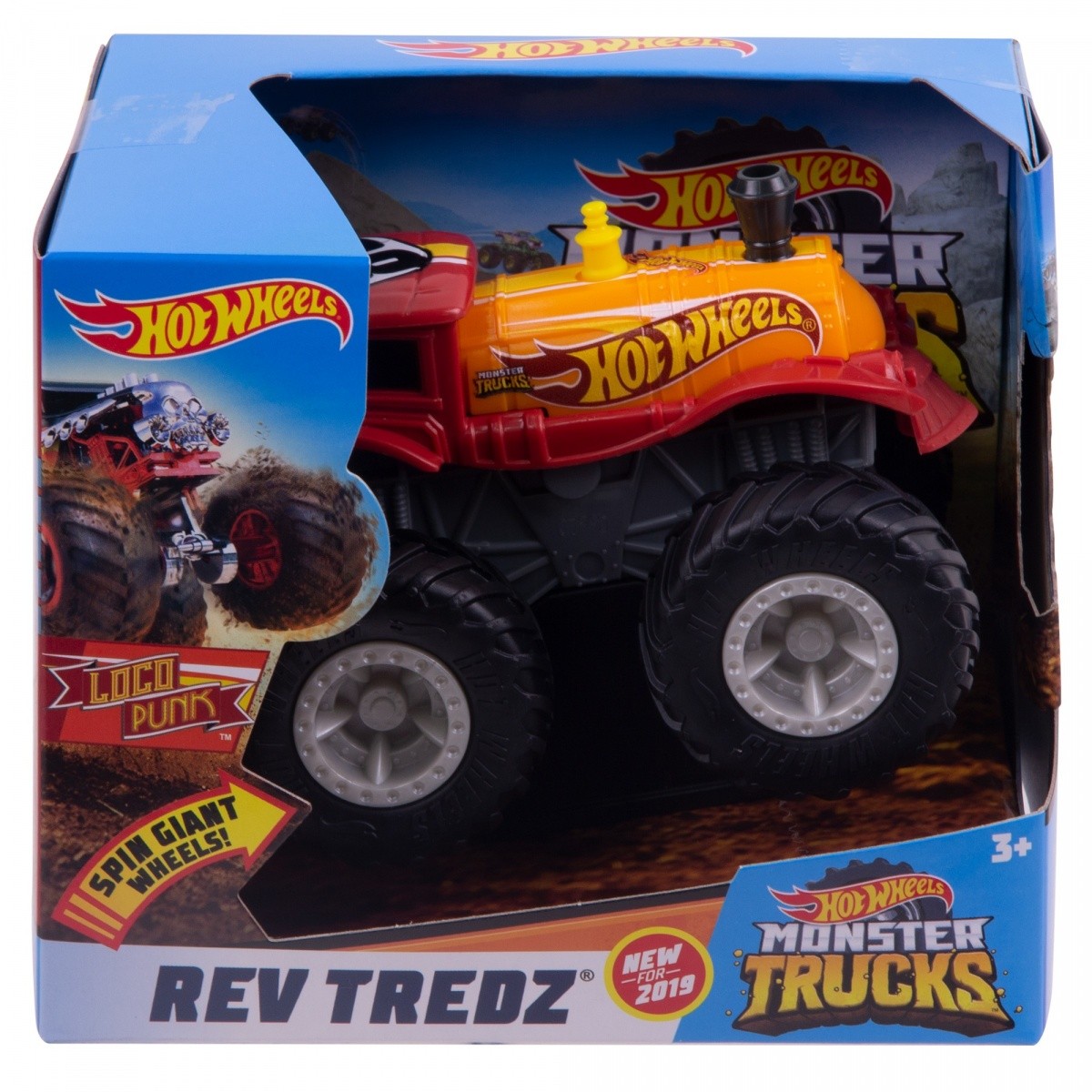 Pojazd Monster Trucks Rev Tredz Loco Punk