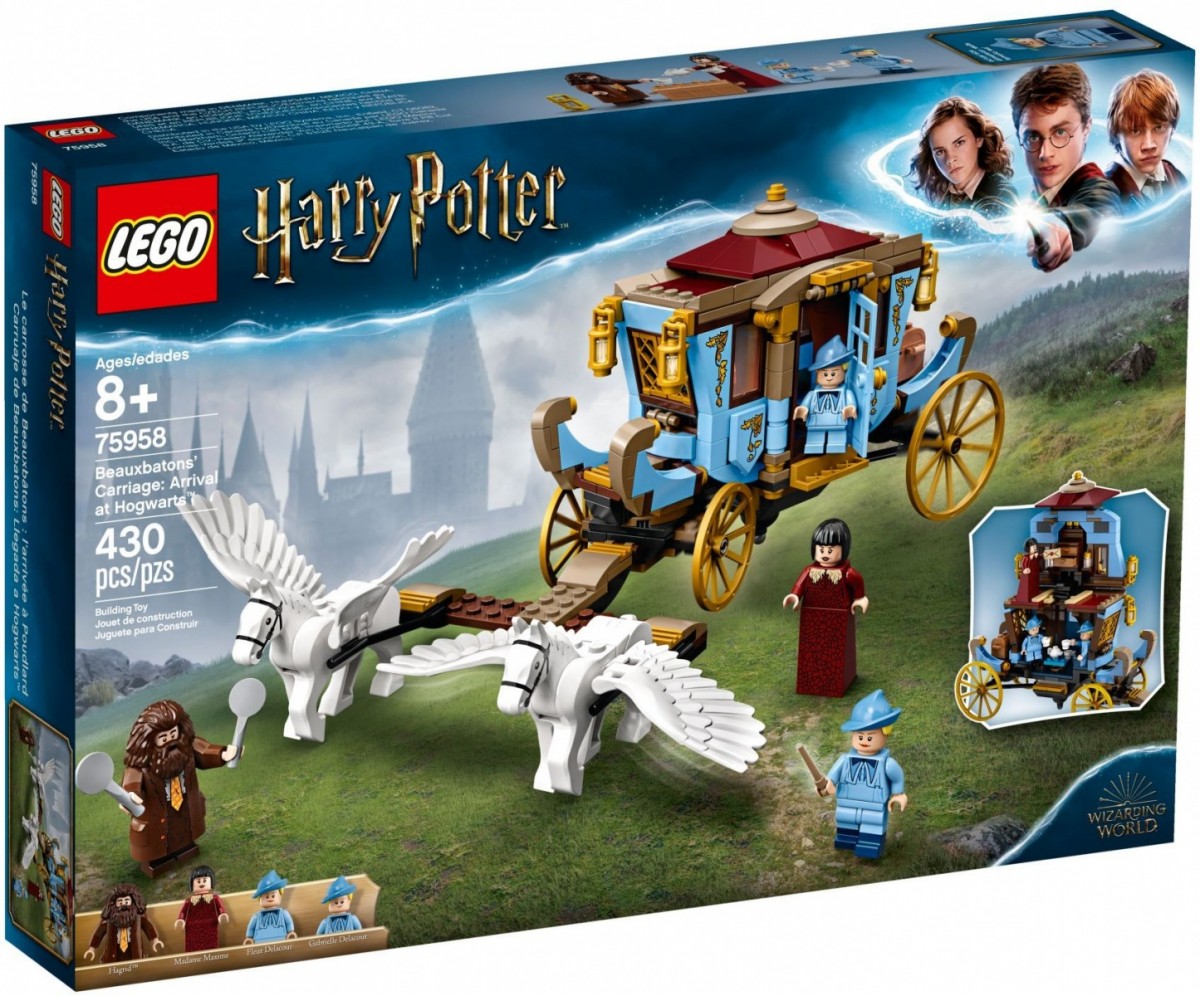 Klocki Harry Potter Powóz z Beauxbatons: Przyjazd do Hogwartu