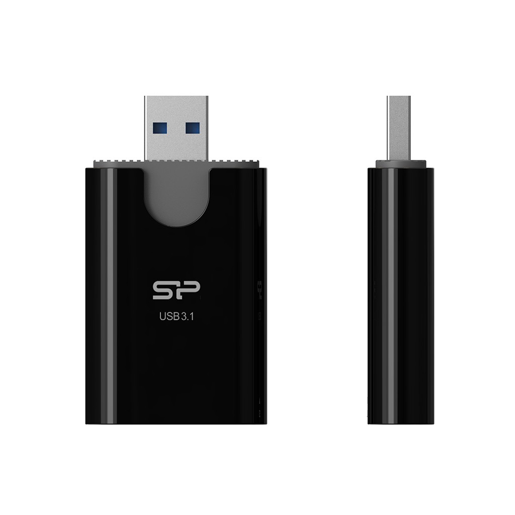 Czytnik kart pamięci COMBO USB czarny