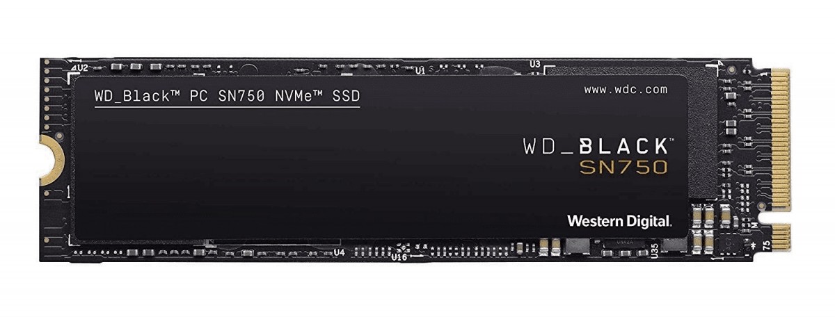 Black SSD 1TB SN750 M.2 PCle NVMe WDS100T3X0C