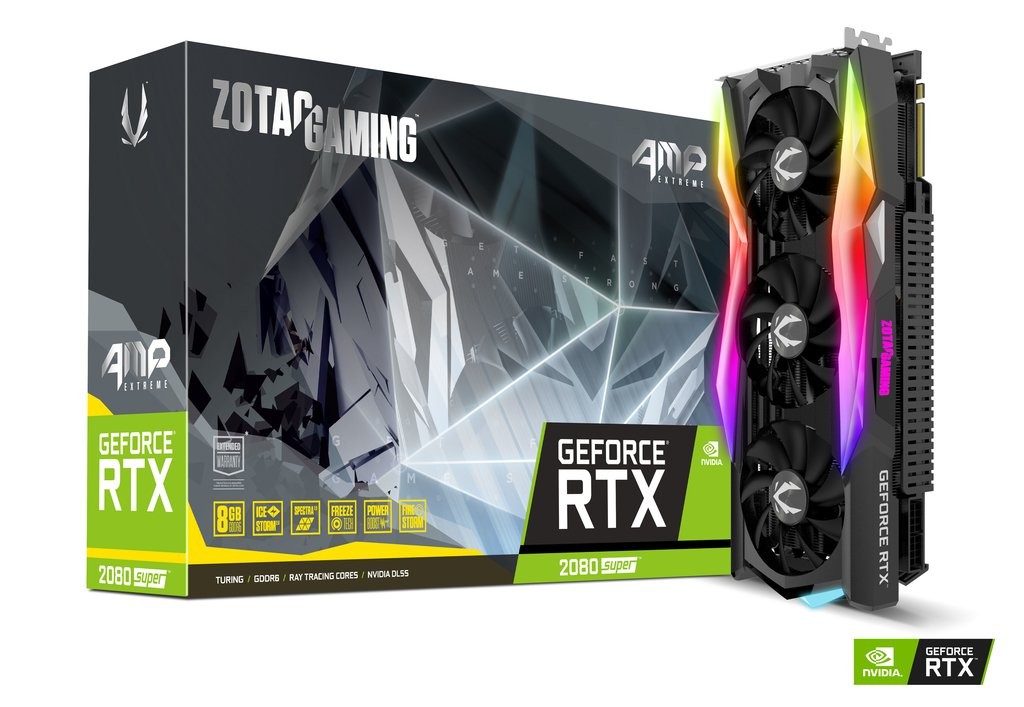 Karta graficzna GeForce RTX 2080 SUPER AMP EXTREME 8GB GDDR6 256BIT 3DP/HDMI