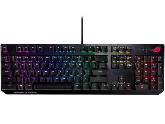 Przewodowa mechaniczna klawiatura do gier ROG Strix Scope RGB Cherry MX Red