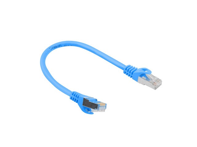 Patchcord FTP PCF6-10CC-0025-B kat.6 0.25M niebieski