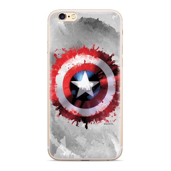 Etui Marvel Kapitan Ameryka 019 Huawei P30 szary MPCCAPAM7007 