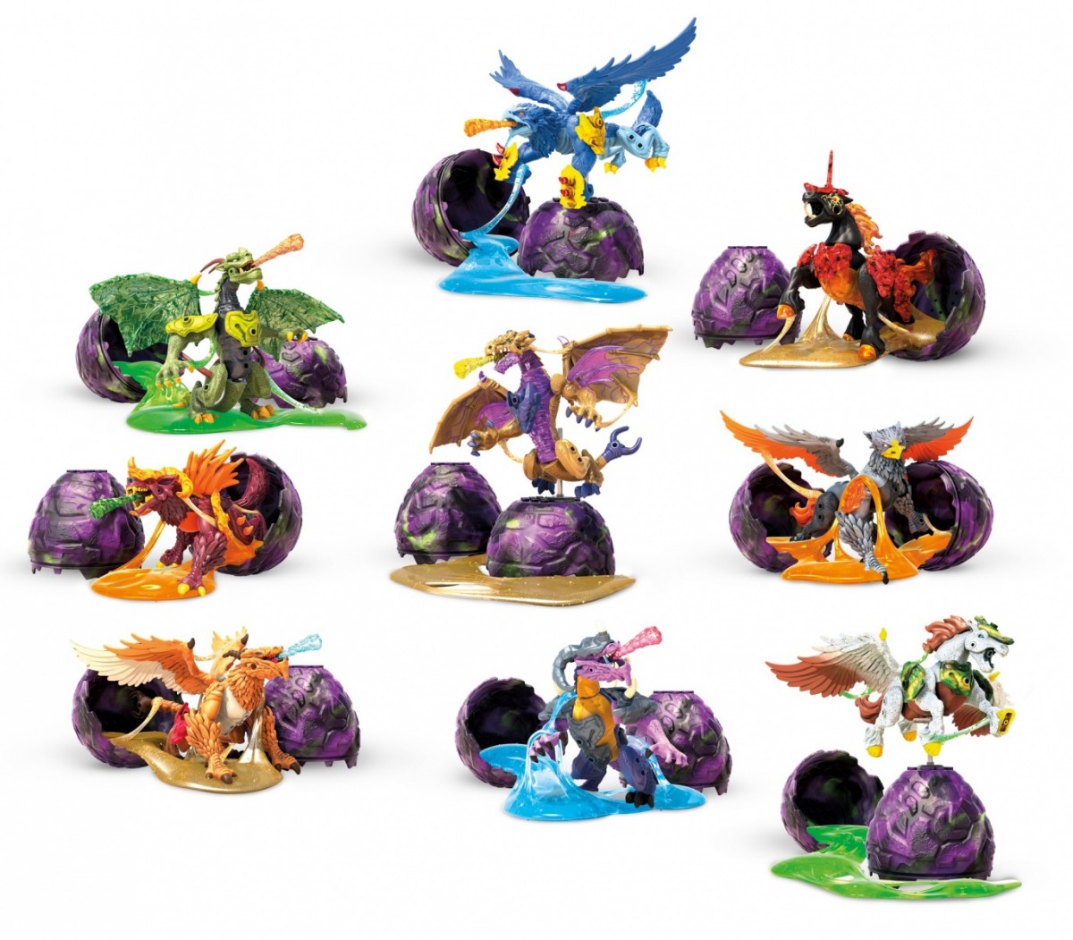 Figurka Breakout Beasts Jajo ze slimem GCK31 Seria 3