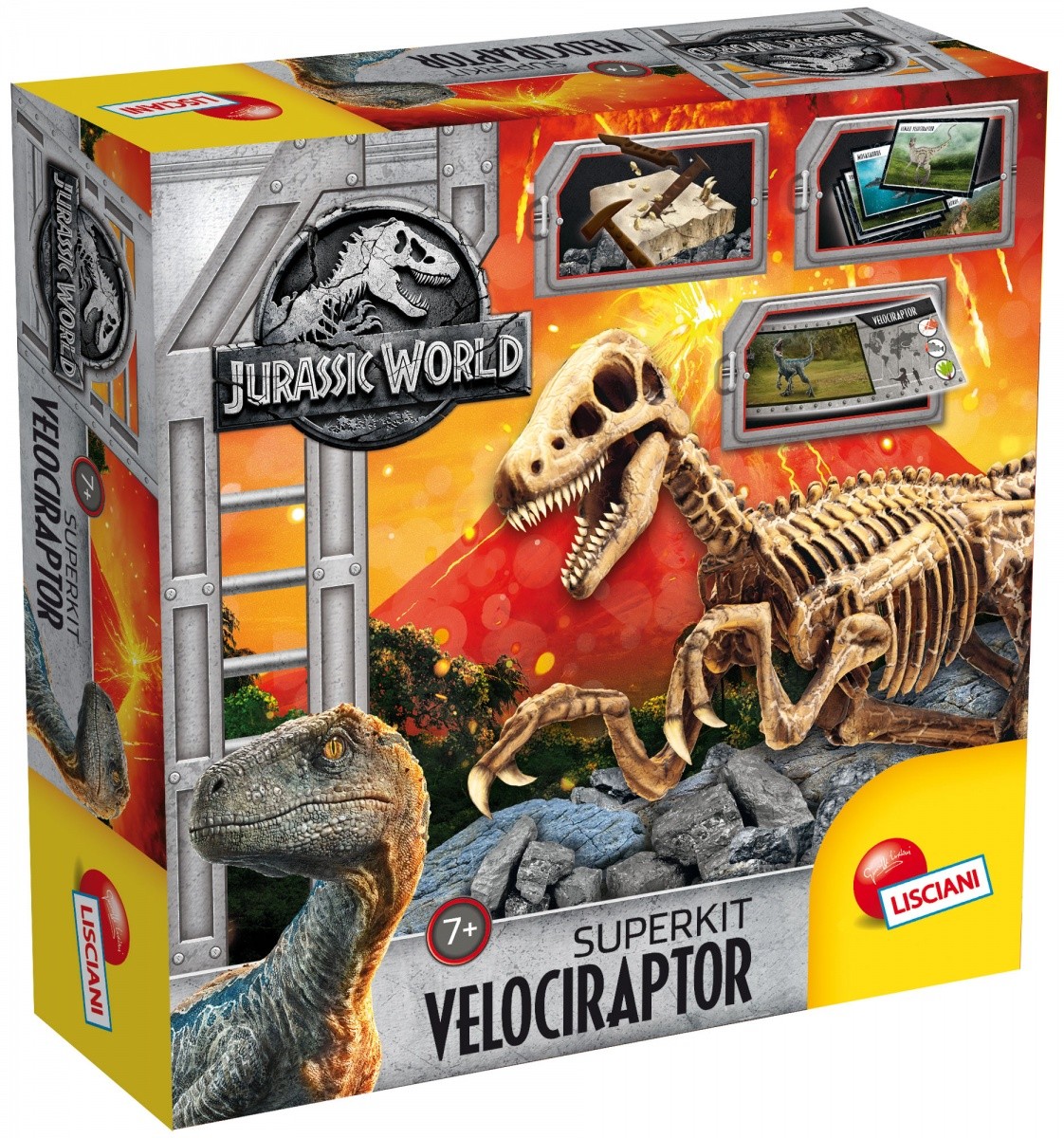 Zestaw edukacyjny Jurassic World Szkielet dinozaura Velociraptor