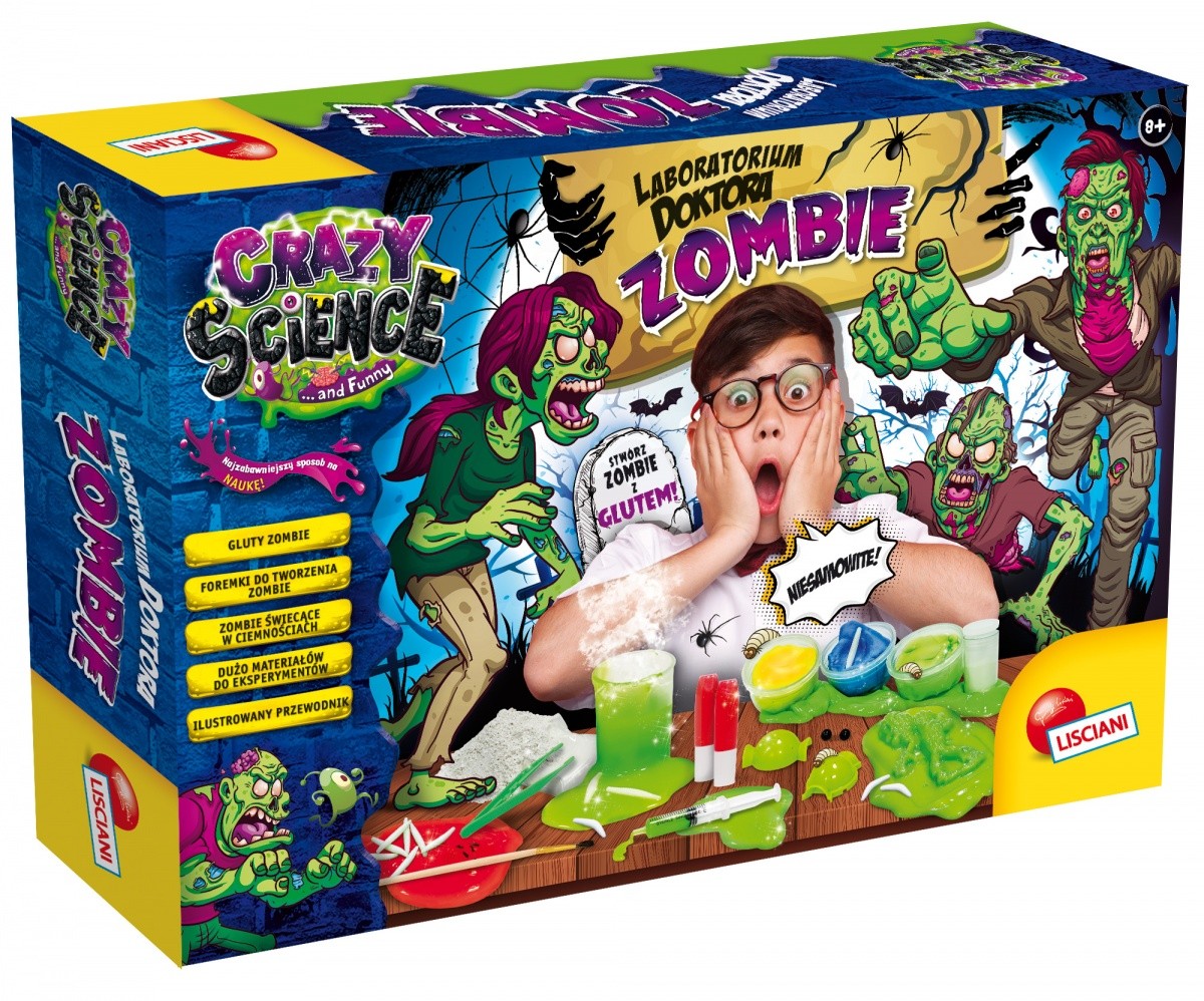 Zestaw edukacyjny Crazy Science - Laboratorium Doktora Zombie