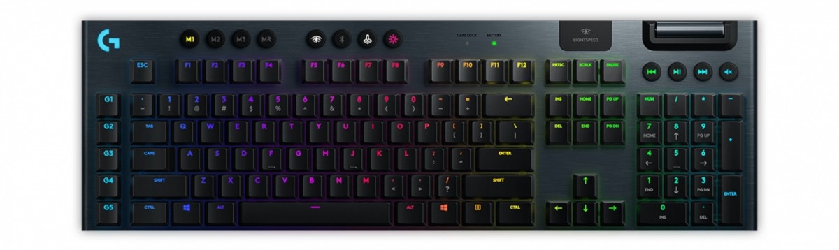 Klawiatura bezprzewodowa G915 RGB Mechanical Clicky 920-009111