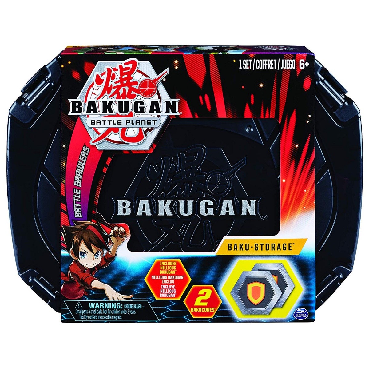 Figurki BAKUGAN Walizka Kolekcjonera, czarna