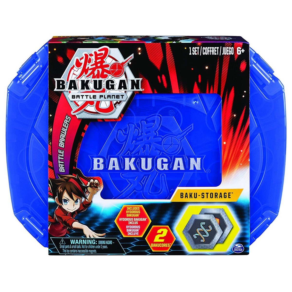 Figurki BAKUGAN Walizka Kolekcjonera, niebieska