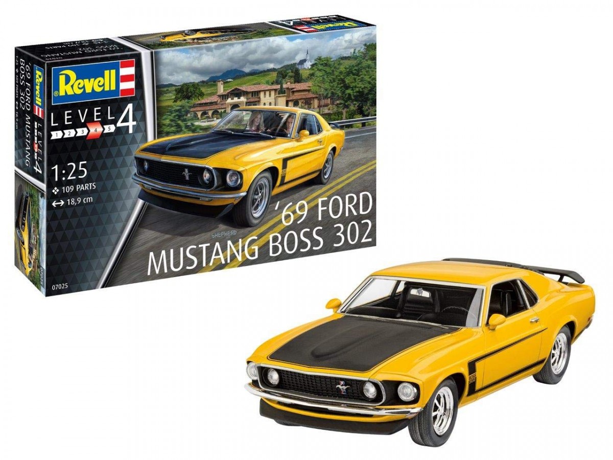 Model plastikowy 1969 Boss 302 Mustang