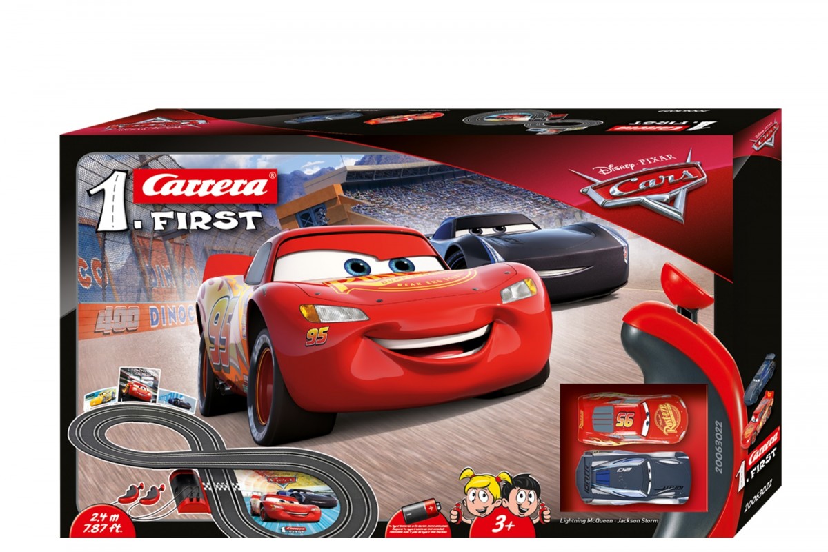 First Tor wyścigowy na baterie Disney Cars Auta 2,4m