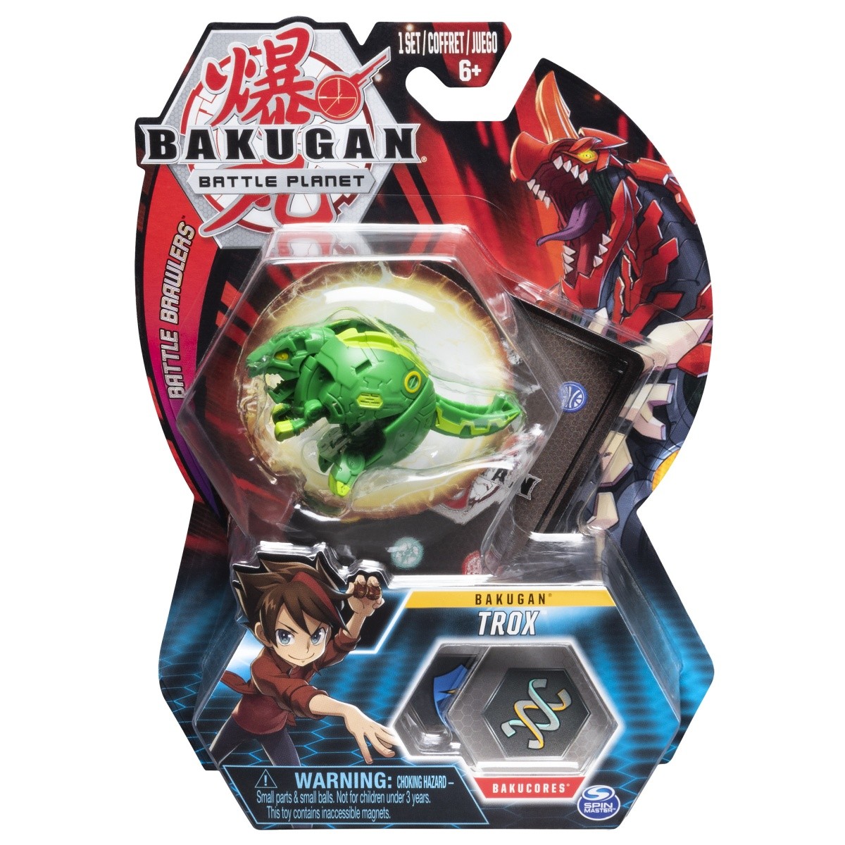 Figurka BAKUGAN Kula podstawowa, 3C T-Rex zielony