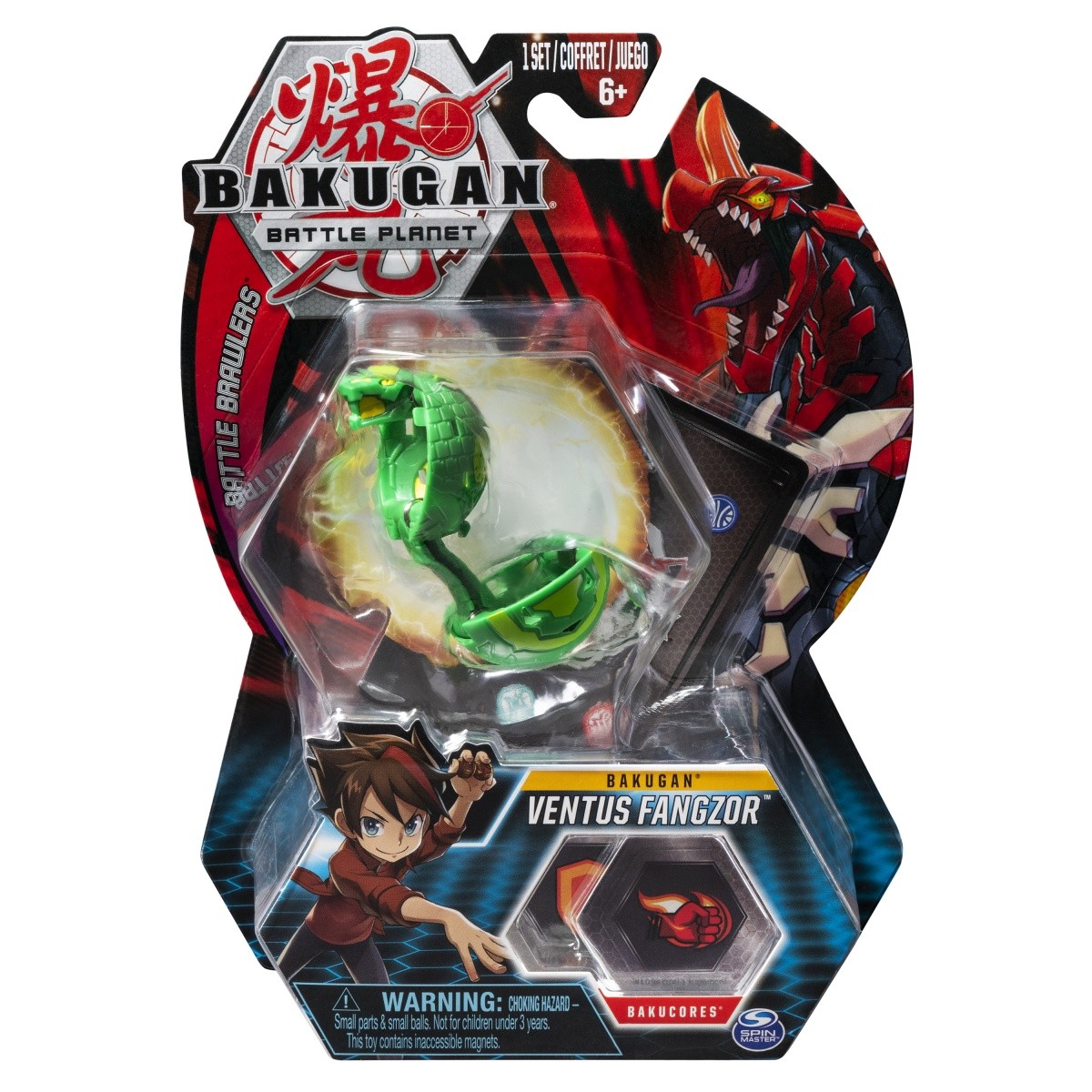 Figurka BAKUGAN Kula podstawowa, 4C Cobra zielony