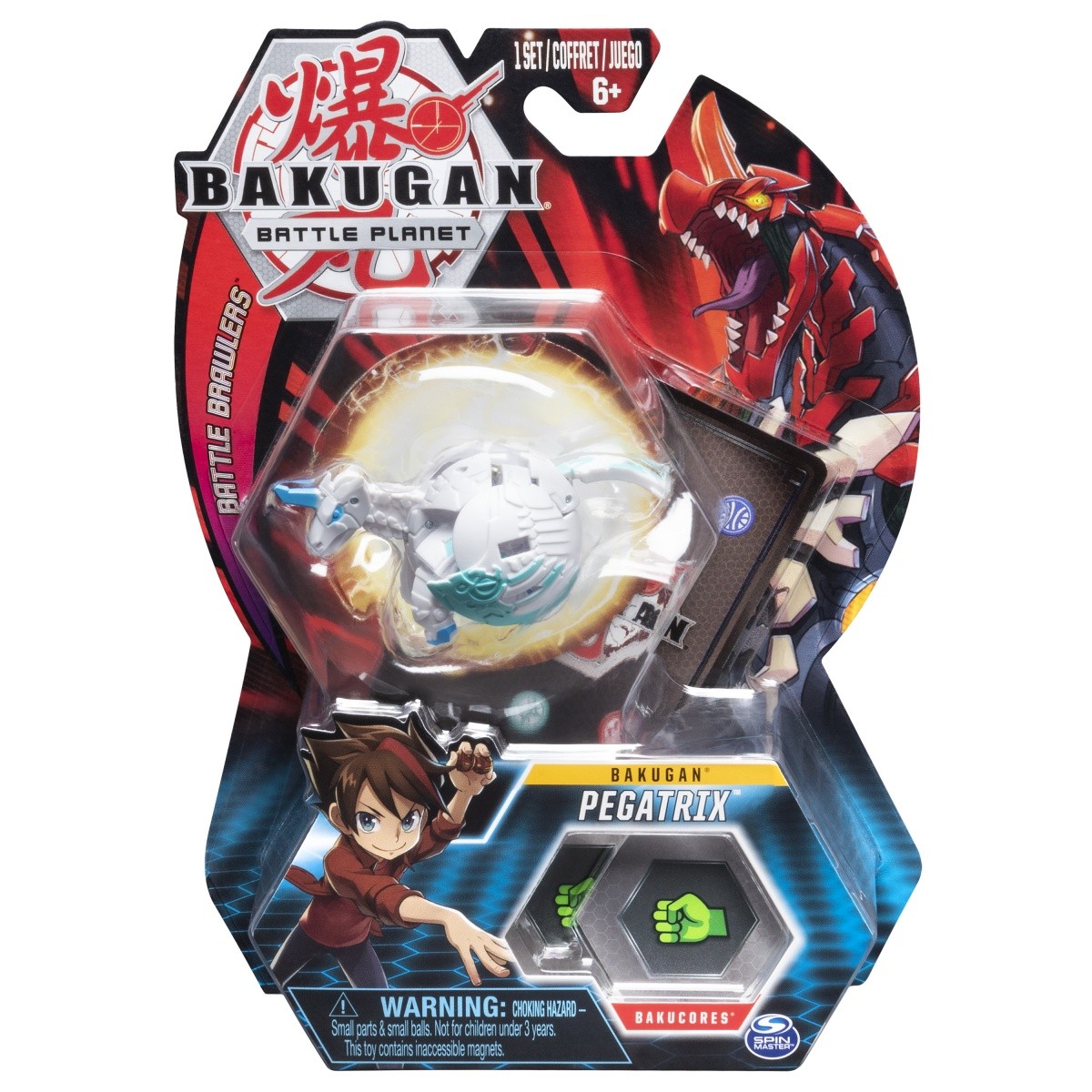 Figurka BAKUGAN Kula podstawowa, 5E Pegasus biały