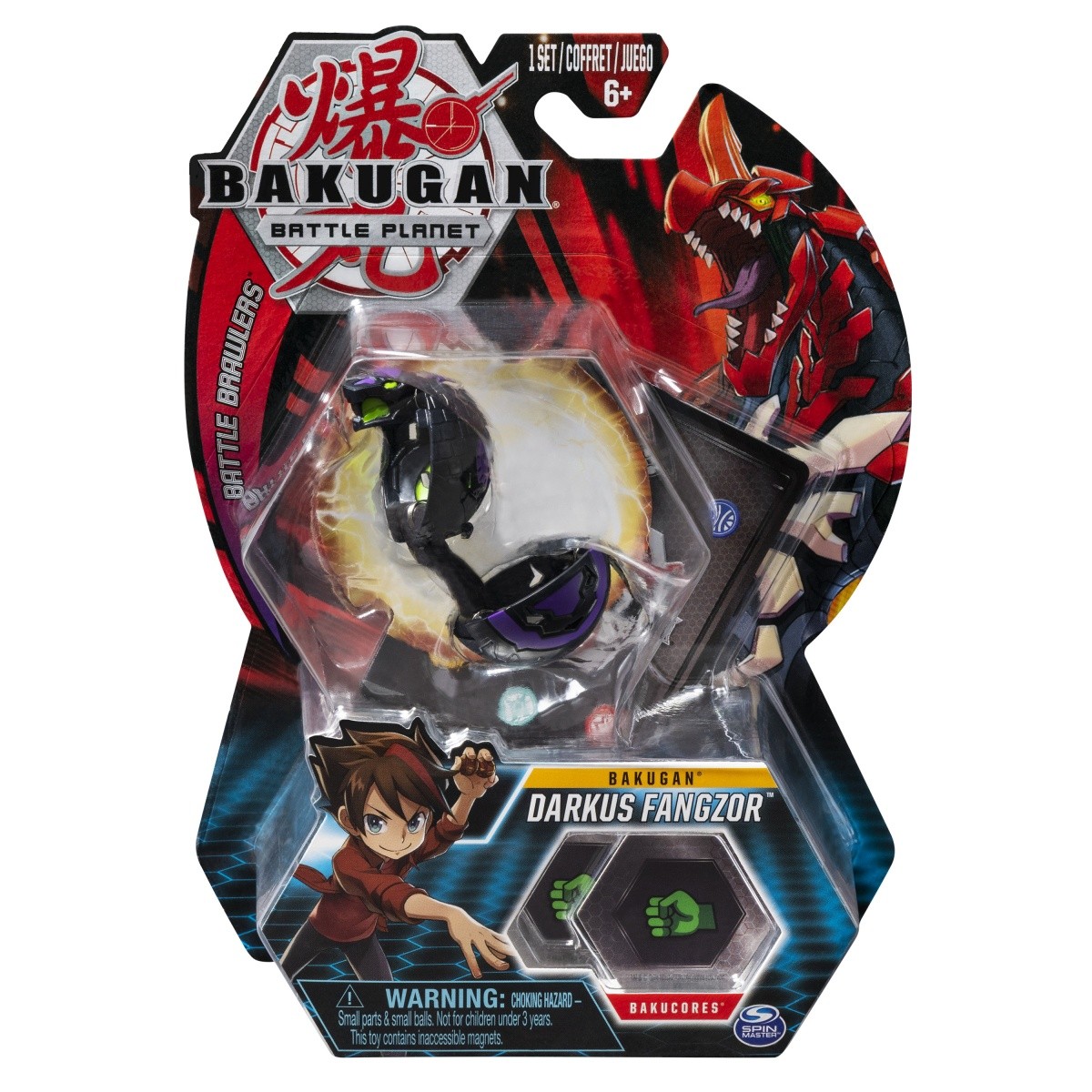 Figurka BAKUGAN Kula podstawowa, 4D Cobra czarny