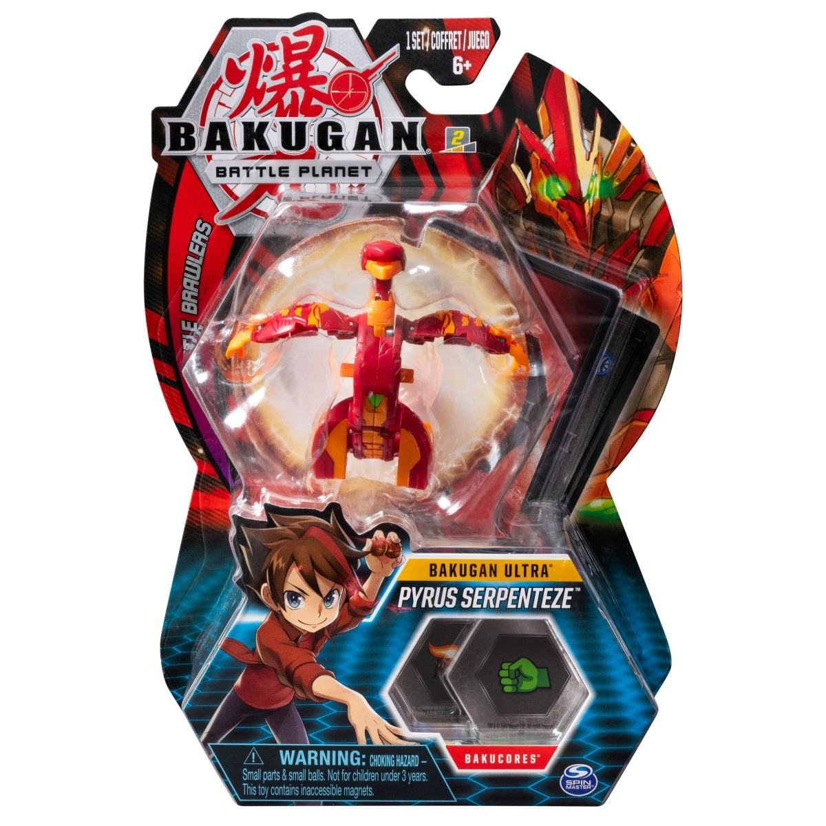 Figurka BAKUGAN Deluxe Leviathan czerwony