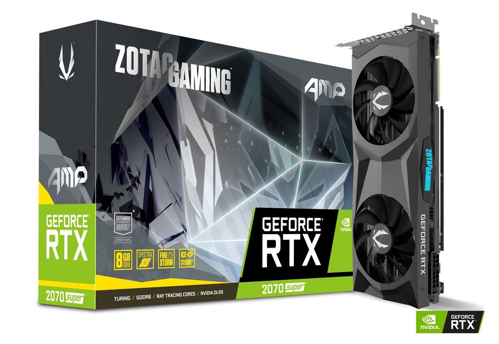 Karta graficzna  GeForce RTX 2070S SUPER AMP 8GB GAMING 256bit GDDR6 HDMI/3DP