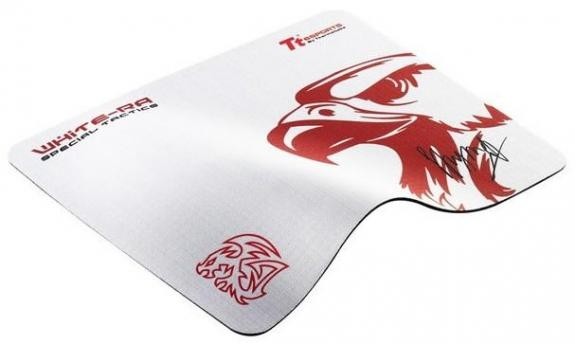 Tt eSPORTS Podkładka dla graczy - White Ra 360x300x3mm White