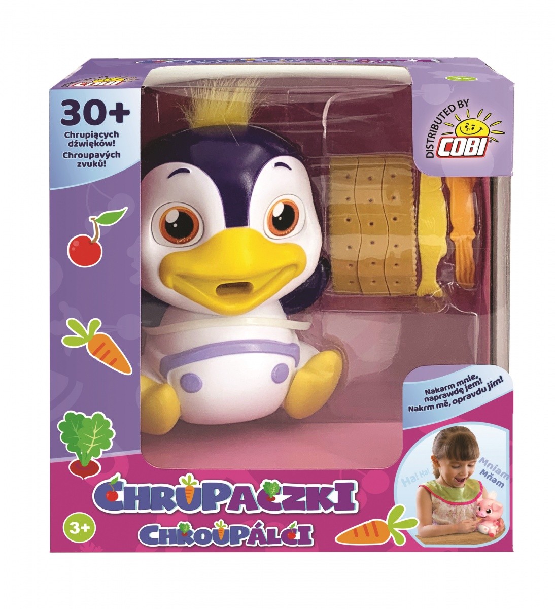 Figurka Zwierzaczek interaktywny Chrupaczki Pingwinek