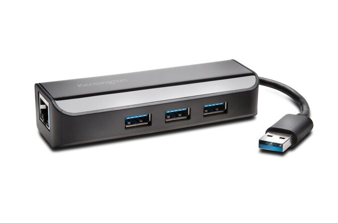 Adapter UA3000E USB 3.0 Ethernet i 3-portowy koncentrator